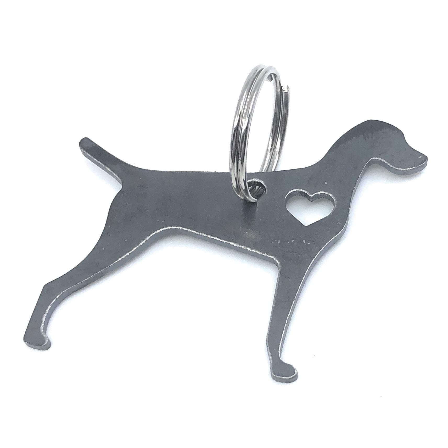 Vizsla Weimaraner Weim Pointer Dog Breed Key Ring Chain Fob Gift Handmade in the USA