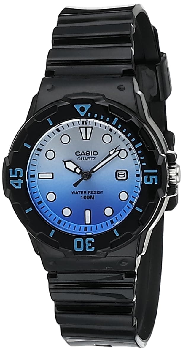 Casio Womens Quartz Watch, Analog Display and Resin Strap
