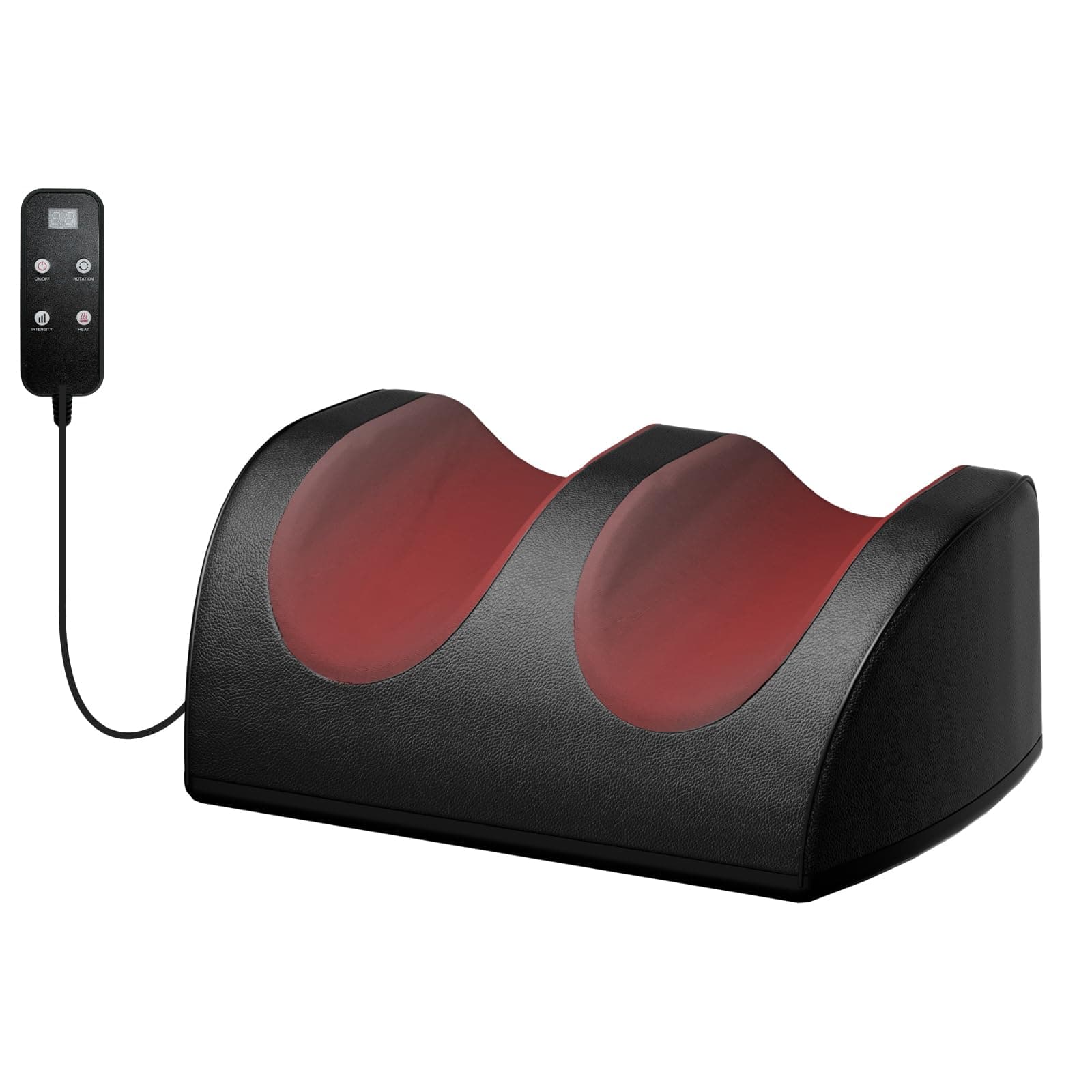 LAOBEN Shiatsu Foot Massager with Heating Function, Relaxes Leg Muscles, Improves Blood Circulation, Foot and Leg Massager with Massage Rollers for Deep Tissue Massage, Gift for Mom, Dad and Friends.