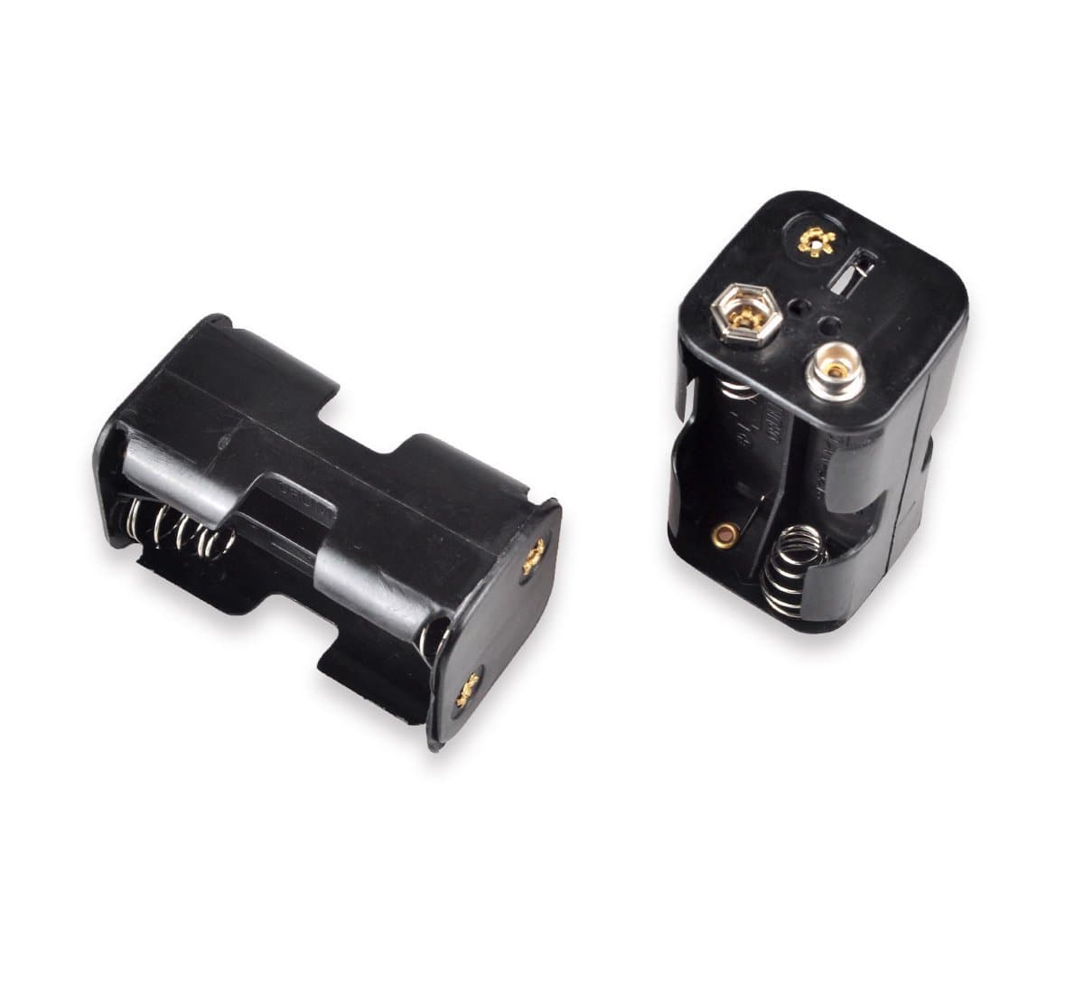 6v Battery Pack, 4 x AA Battery Case Holder, FolioGadgets Battery Storage Box [4-Pack]