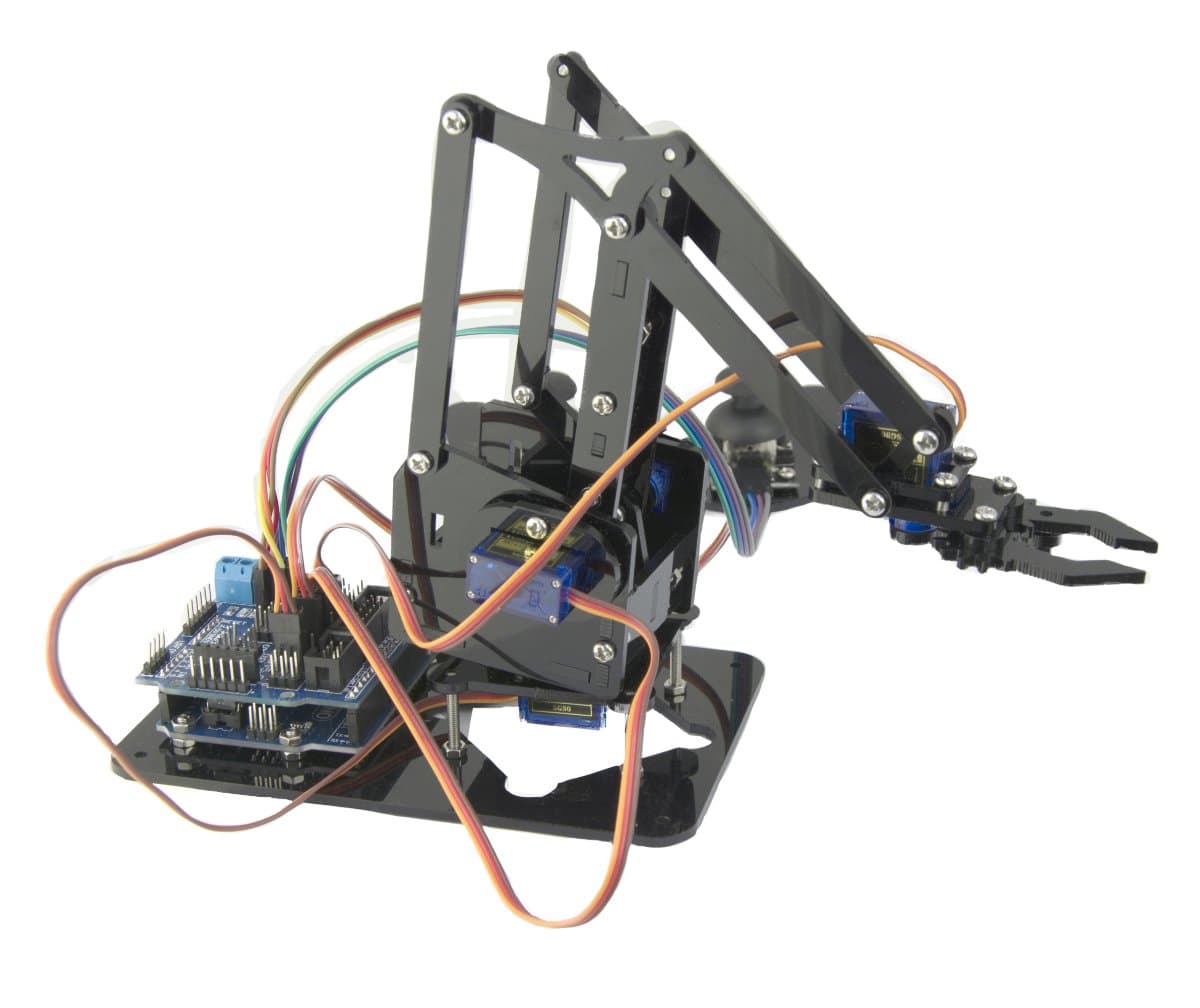 EBOTICS Arm Robot Kit DIY with Double Joystick Gamepad Black, BXARM01