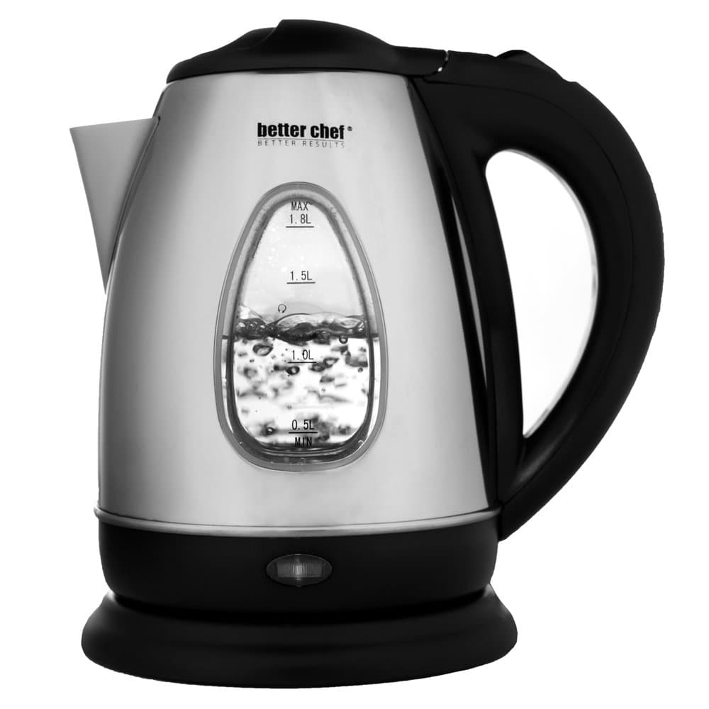 Better Chef IM-150S Electric Kettle, Silver