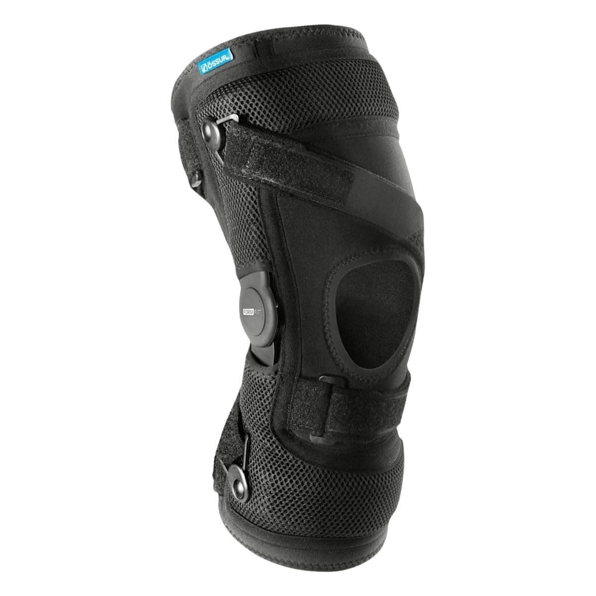 OssurFormfit MCL Knee Brace with Single ROM Lateral Hinge | For Mild Grade I & II MCL Sprains & Injuries | Dynamic Force Strap & Adjustable Tibial Strap for Secure Fit | (Left, X-Large)