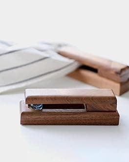 Wood Towel Hooks -Set of 2 Self Adhesive Vintage Towel Holder Wooden Wall Mounted Towel Racks for Bathroom and Kitchen Home Decor- Quick Drying, Firmly Holds Towel(Walnut)