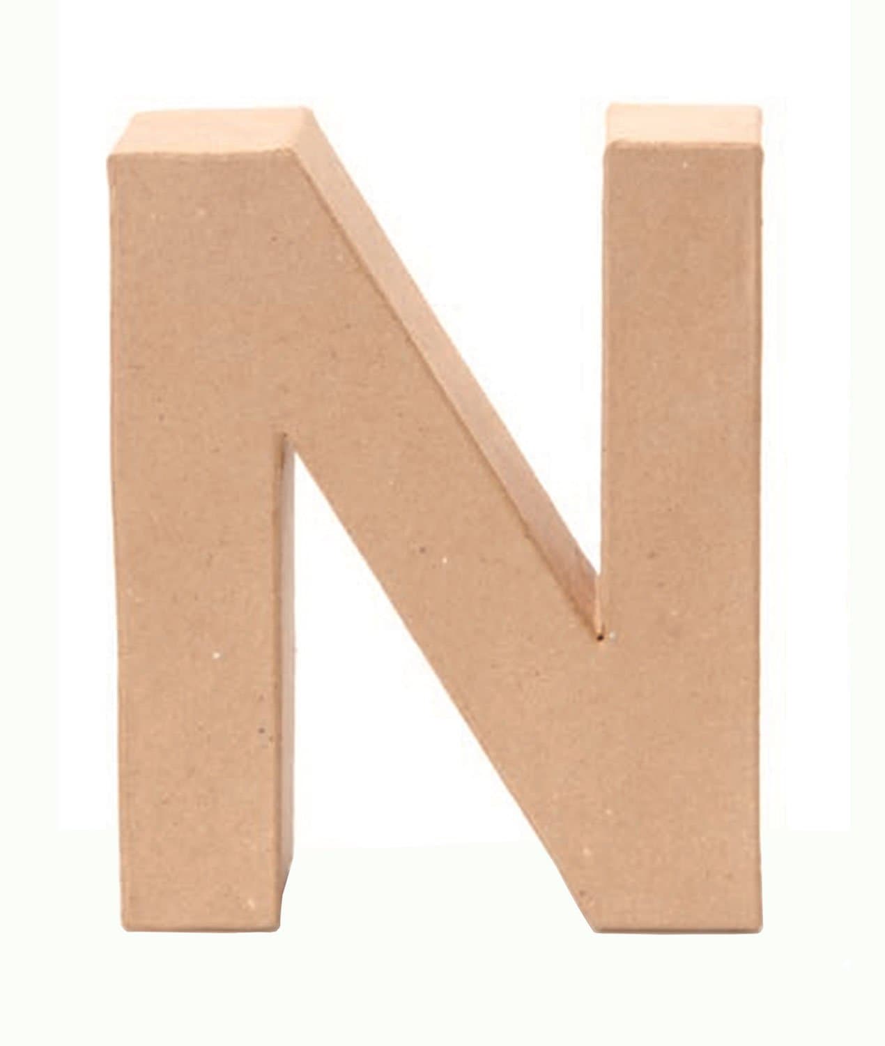 GlorexCardboard Letter N, Natural, N