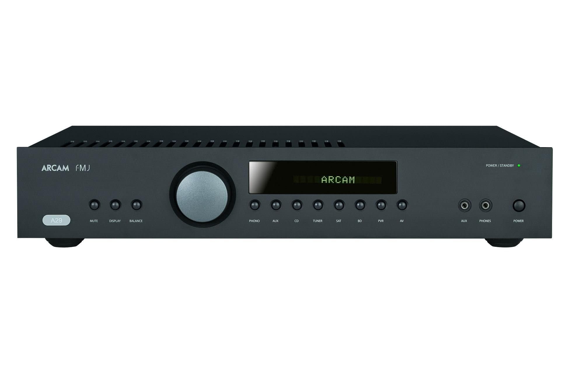 Arcam FMJ A29 Integrated Stereo Amplifier with 80 Watts Per CH & Turntable/Phono MM Input - Black