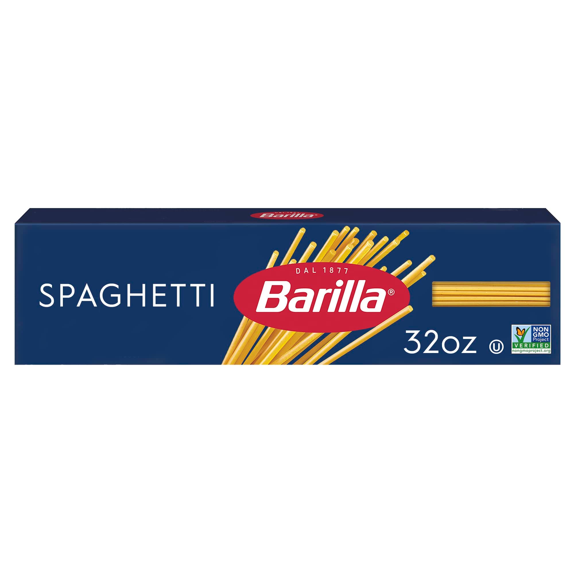 Spaghetti Pasta, 32 oz. Box - Non-GMO, Made with Durum Wheat Semolina - Kosher Certified