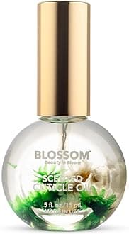 Blossom Cuticle Oil for Nails, Hydrating, Moisturizing, Scented Nail Oil Cuticle Care, Infused with Real Flowers, Made in USA, 0.5 fl. oz, Amazon Exclusive, Lemon Cookie