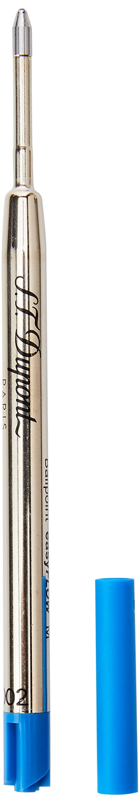 S.T. Dupont Medium Ballpoint Defi Refill - Blue (Pack of 2)