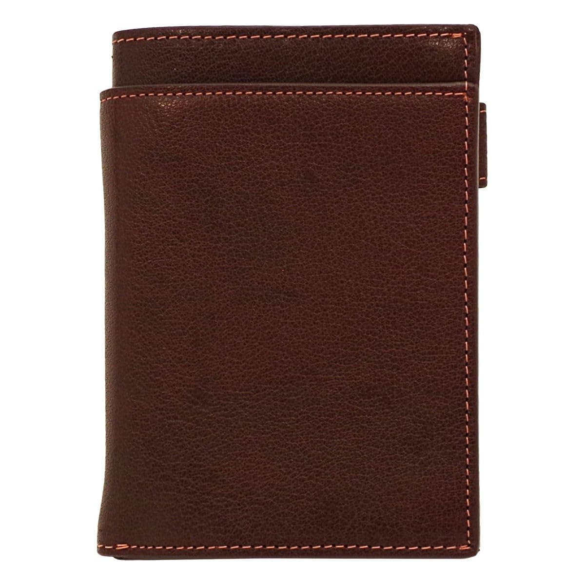 Mini 5-Hole Size, Deep, Business Card Font, 0.4 inches (11 mm) Ring Diameter, [Brown] System Notebook Binder M5 20