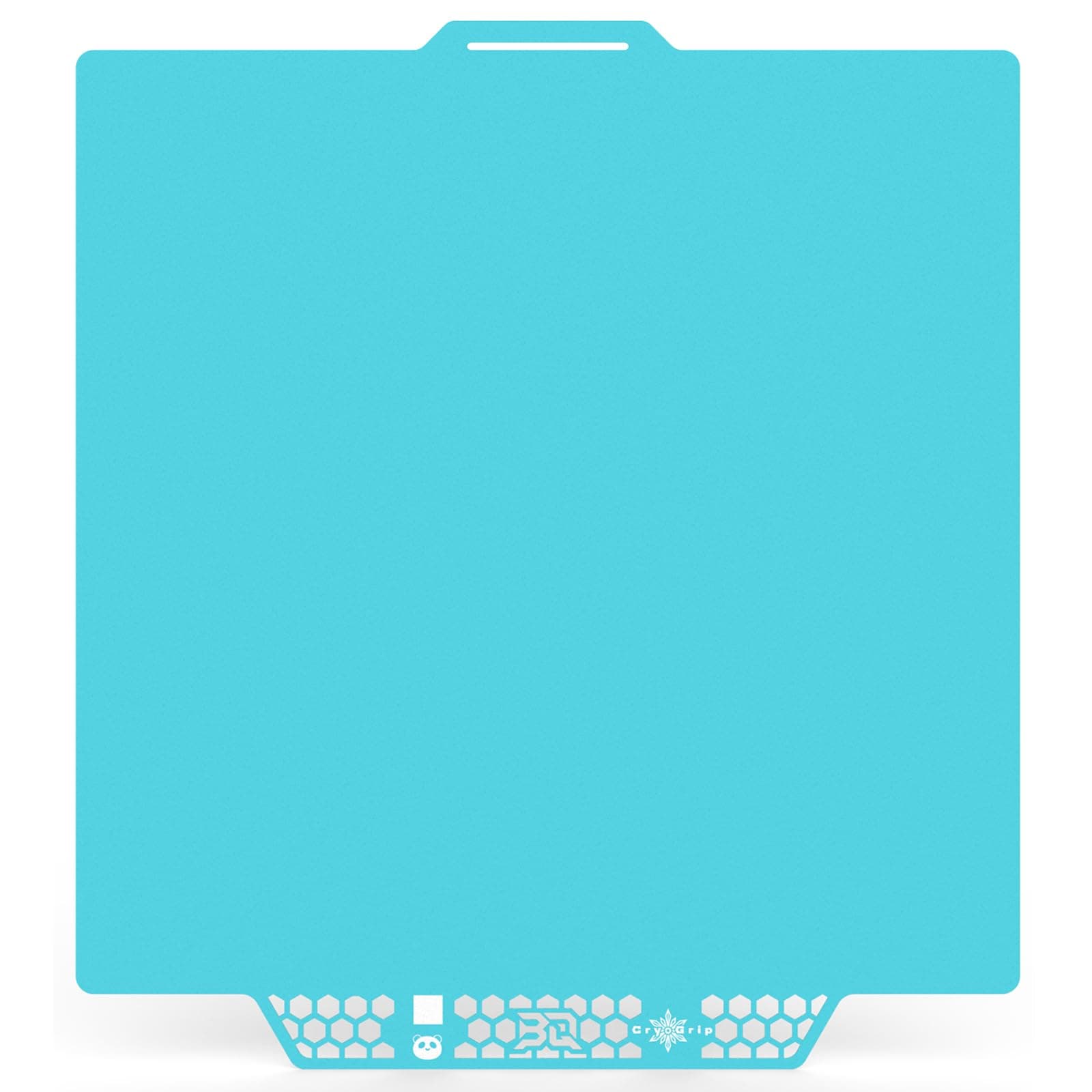 BIQU CryoGrip Pro Glacier Panda Build Plate for Bambu-Lab X2D P2S P1S P1P X1C X1E A1 3D Printers, Double-Sided Fine Textured Spring Steel Sheet, Firm Adhesion, 257x257mm, 1 Piece