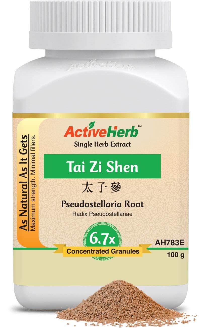 Active Herb - Tai Zi Shen (Pseudostellaria Root) - 6.7 x Concentrated Granules
