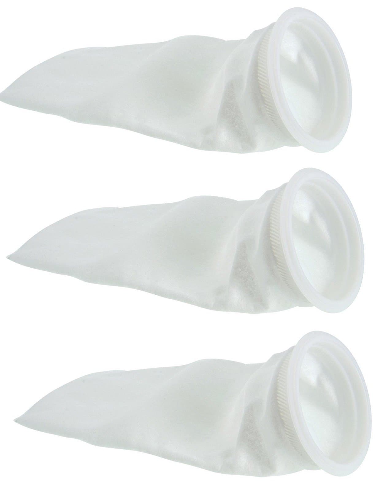 (3 Pack) Felt Fine 100 Micron Polish Filter Bags