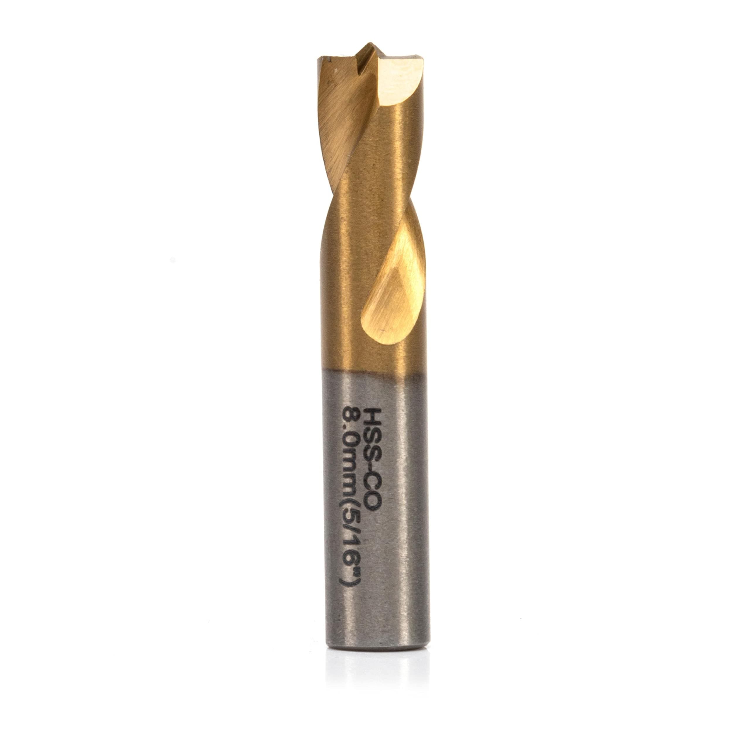 NEIKO 10052A Spot Weld Drill Bit | High Speed Weld Cutter | Cobalt Steel with Titanium Coating | 8mm (5/16-Inch)