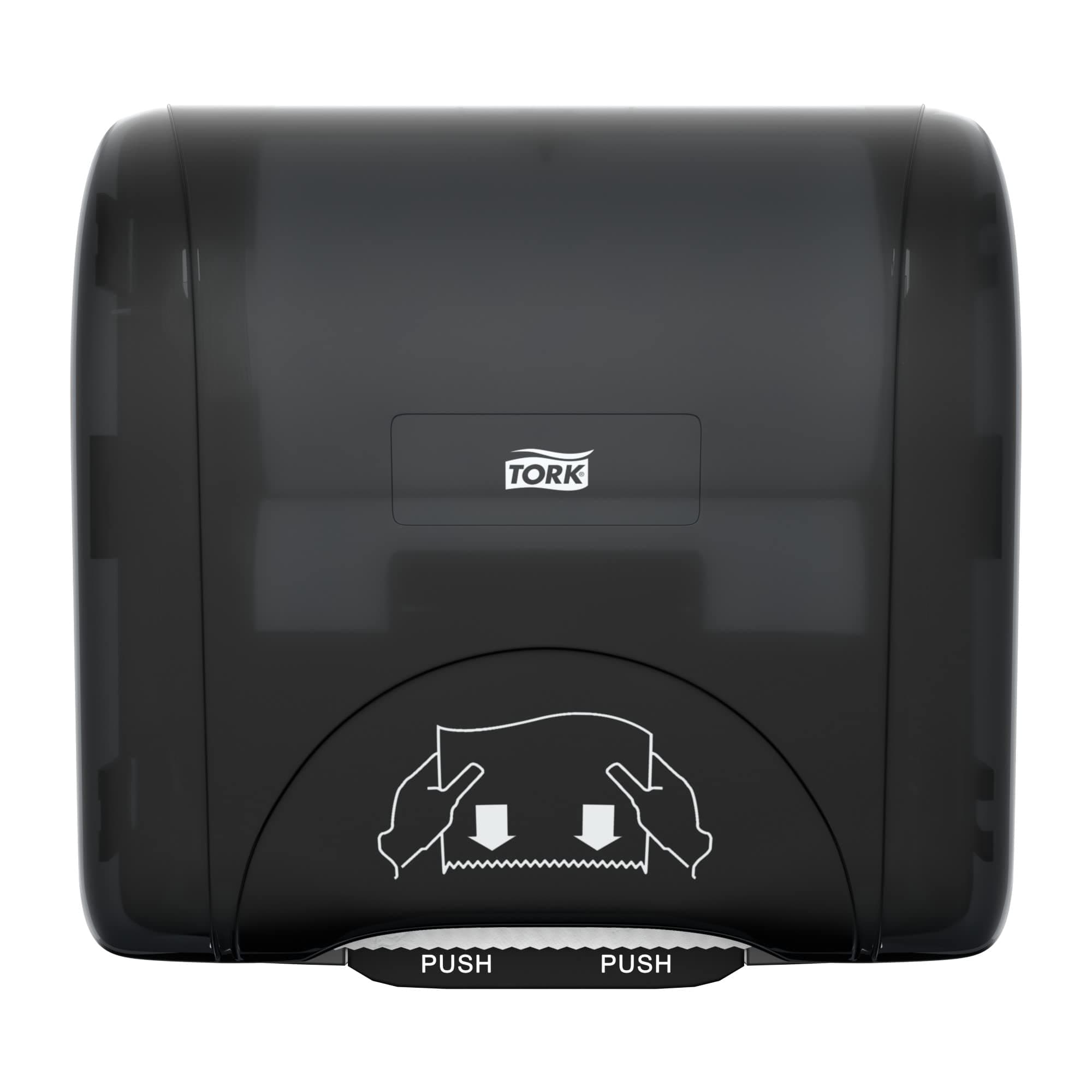 TorkMini Mechanical Hand Towel Roll Dispenser, Black, H86, Durable, Compact, One-at-a-Time dispensing, 774828