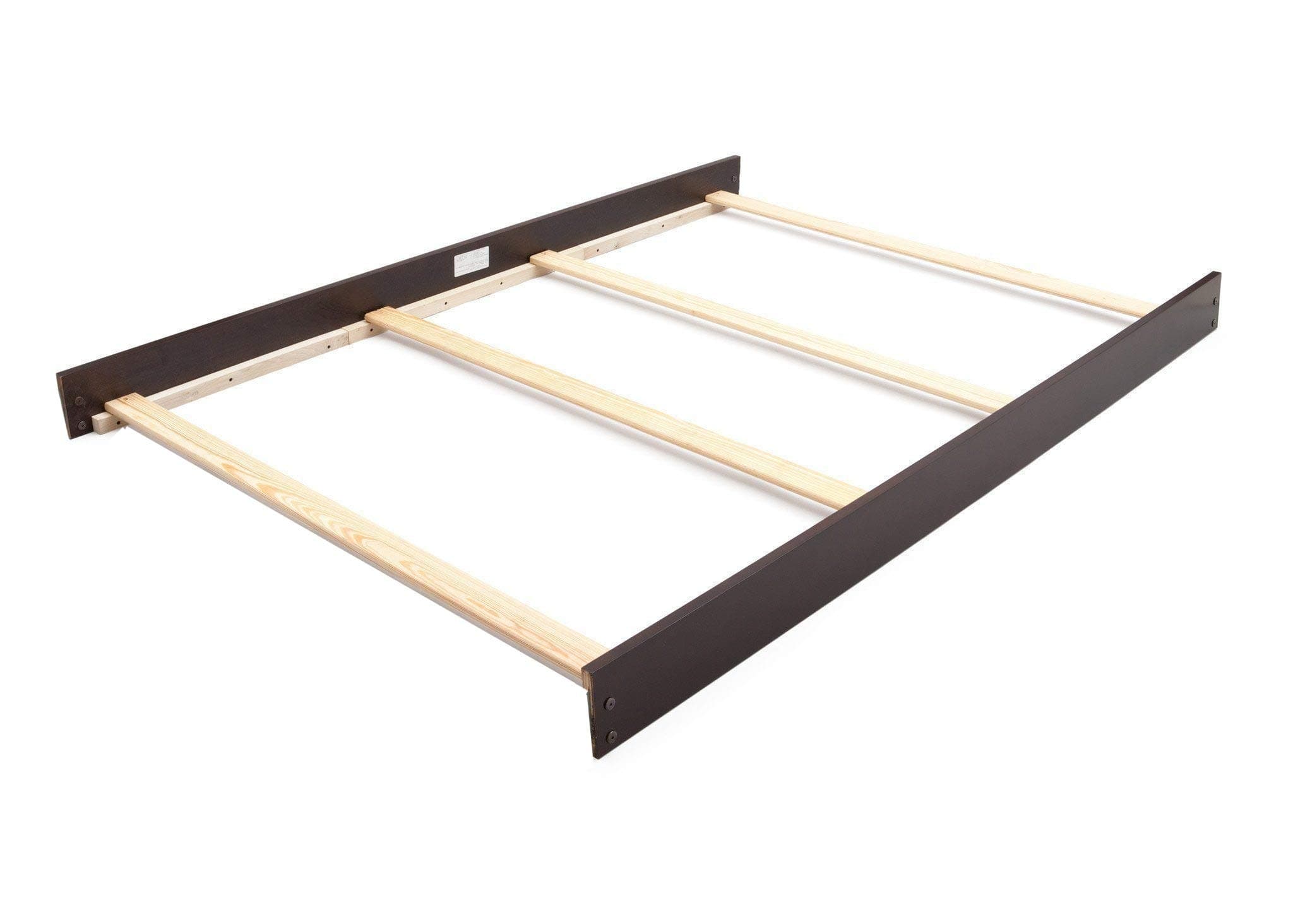 Full-Size Conversion Kit Bed Rails for Sorelle Convertible Cribs - Solid Wood Rail - Toddler and Adult Bed Rail for Full-Size Beds - Essential Nursery & Baby Furniture (Model #215, Espresso)