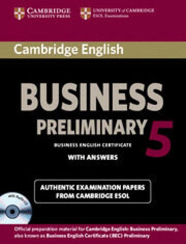Cambridge English Business 5 Preliminary Self-study Pack (Student's Book with Answers and Audio CD) (BEC Practice Tests) Paperback – Audiobook, 23 Feb. 2012