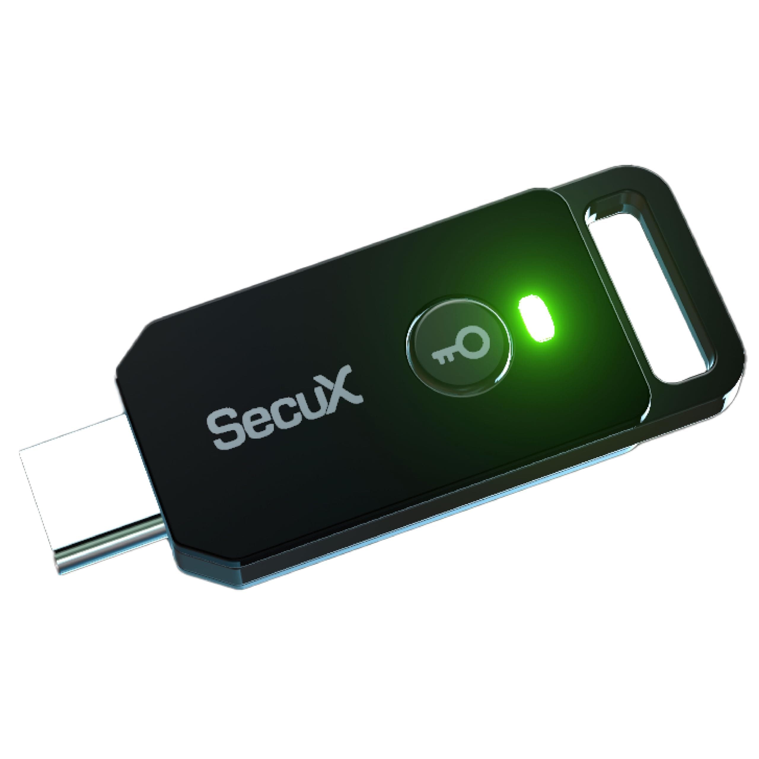 SecuX PUFido USB-C Security Key with PUF Technology, FIDO2/U2F Certified, Hardware-Rooted Unclonable Security for Passwordless Login and 2FA Authentication