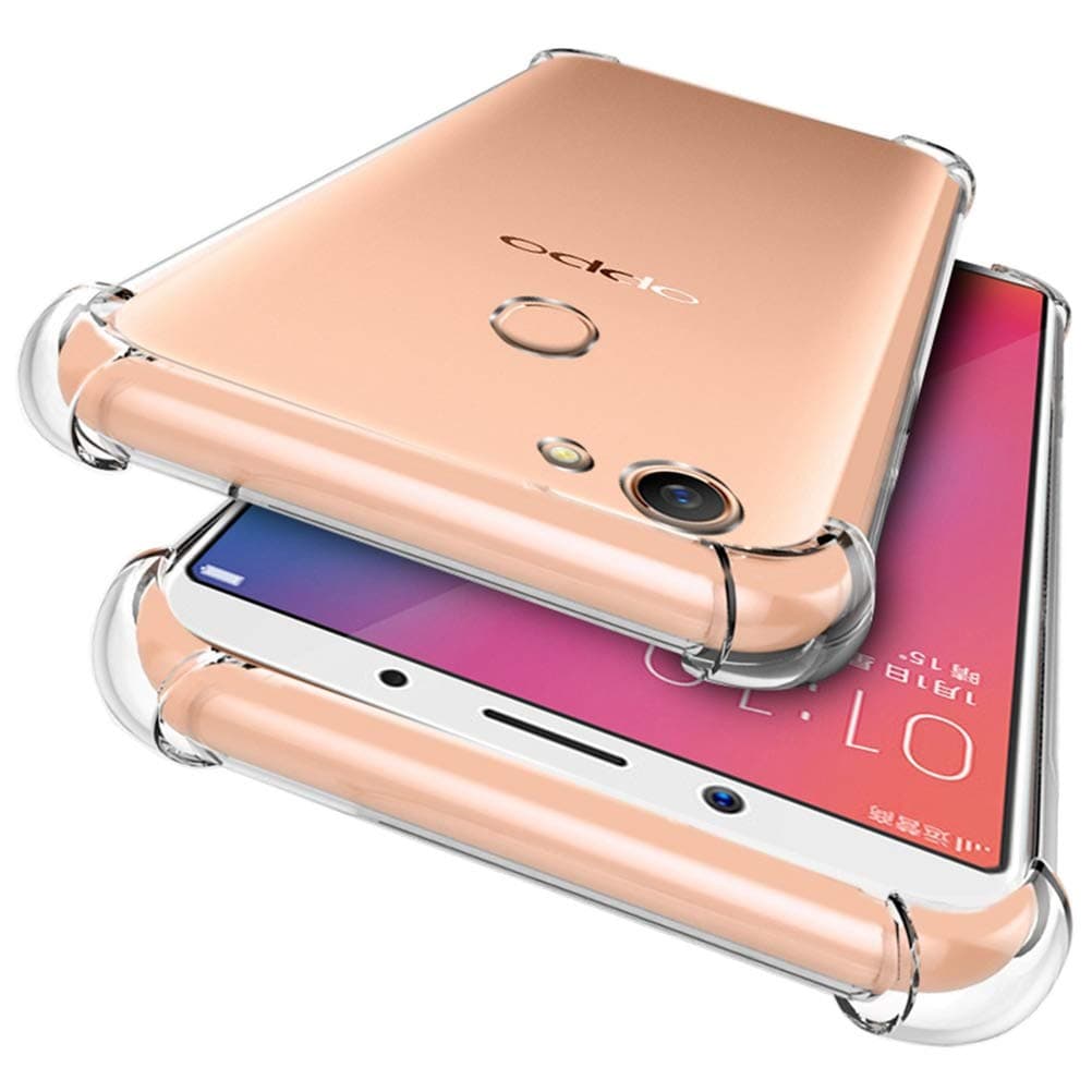 WindCase OPPO F5 Case, Slim Transparent Soft TPU Shockproof Drop Protection Case Cover for OPPO F5