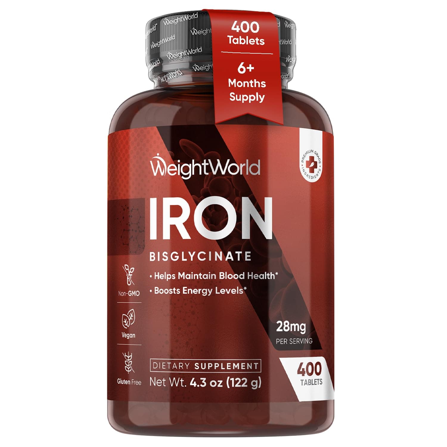 WeightWorld Iron 14mg 365 Tablets