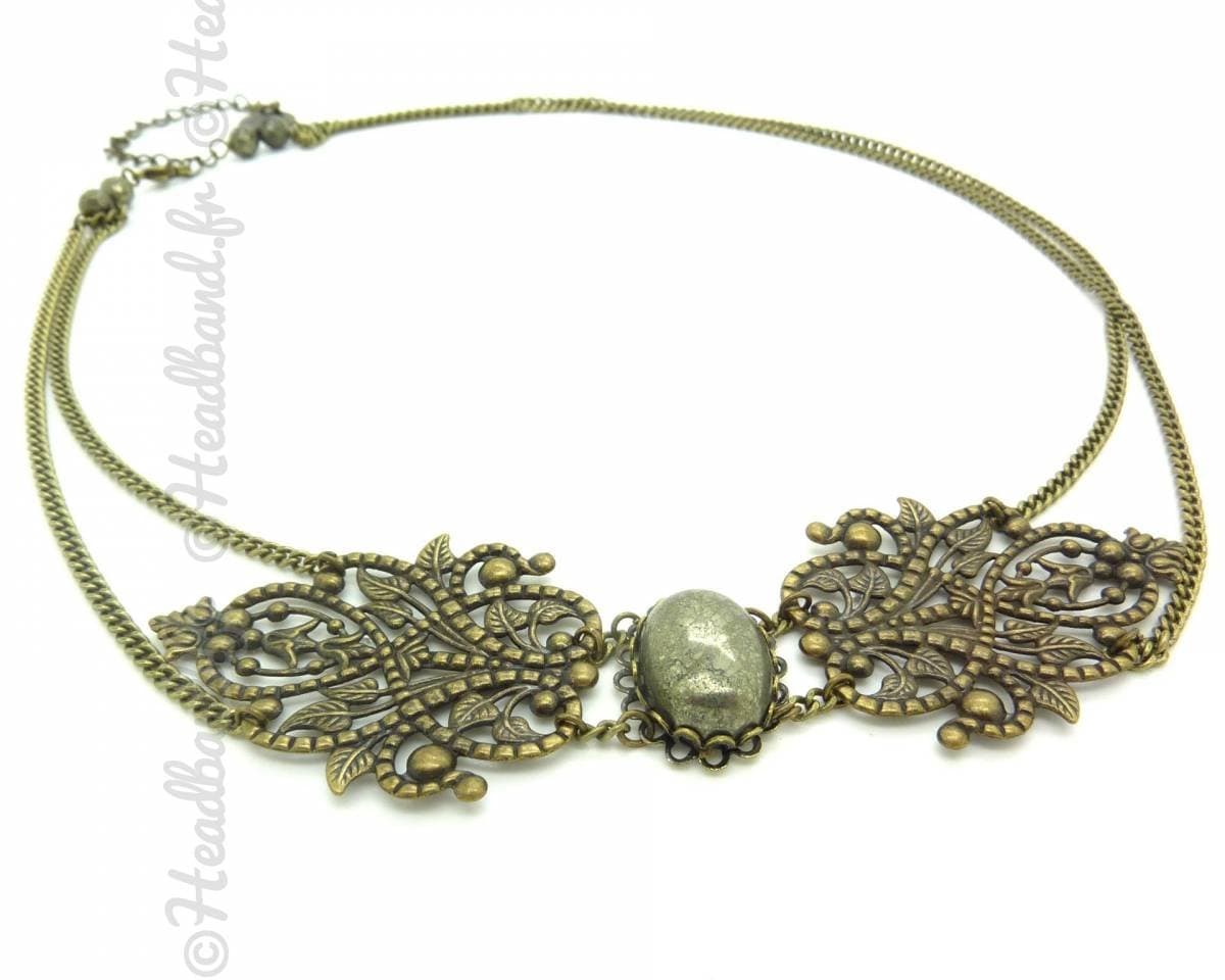 Headband Hair Kamea Pyrite