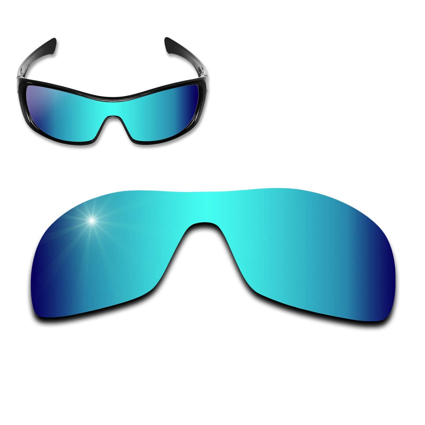 Lenses Replacement for Oakley Batwolf Frame Varieties - Polarized & Anti-Reflective & Water repel