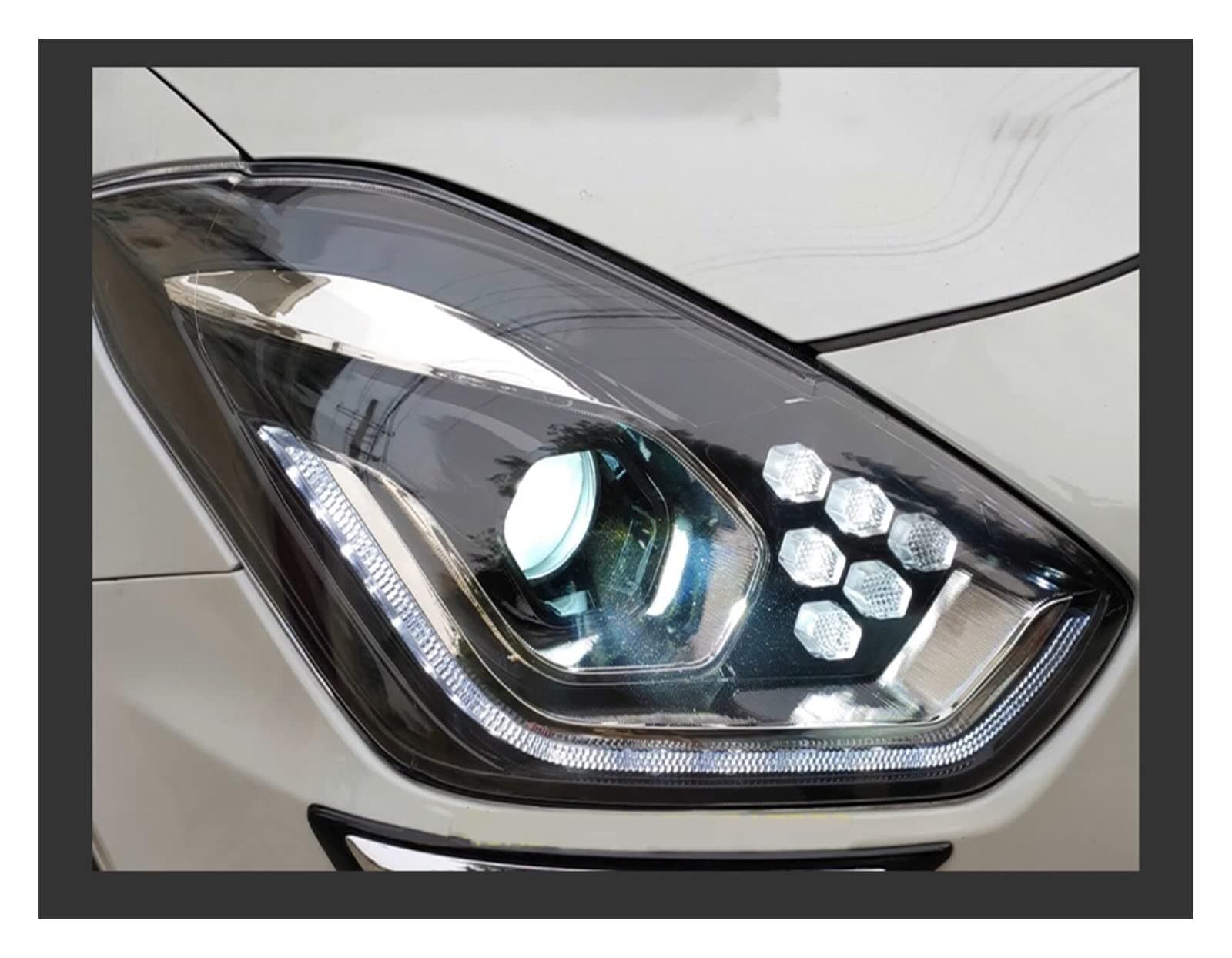 Head Lights Assembly For Swift 2018-2022 Car Lights LED Auto Headlights Assembly Upgrade Dynamic Lamp LHD RHD Bifocal Lens Xenon Accessories Front Lamps (Color : Xenon Bulb, Size : Right Hand Drive