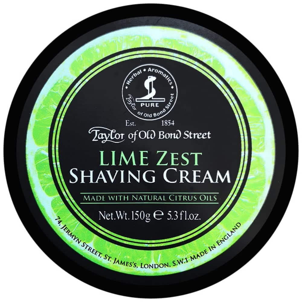 Shaving Cream Pot 150g - Lime Zest