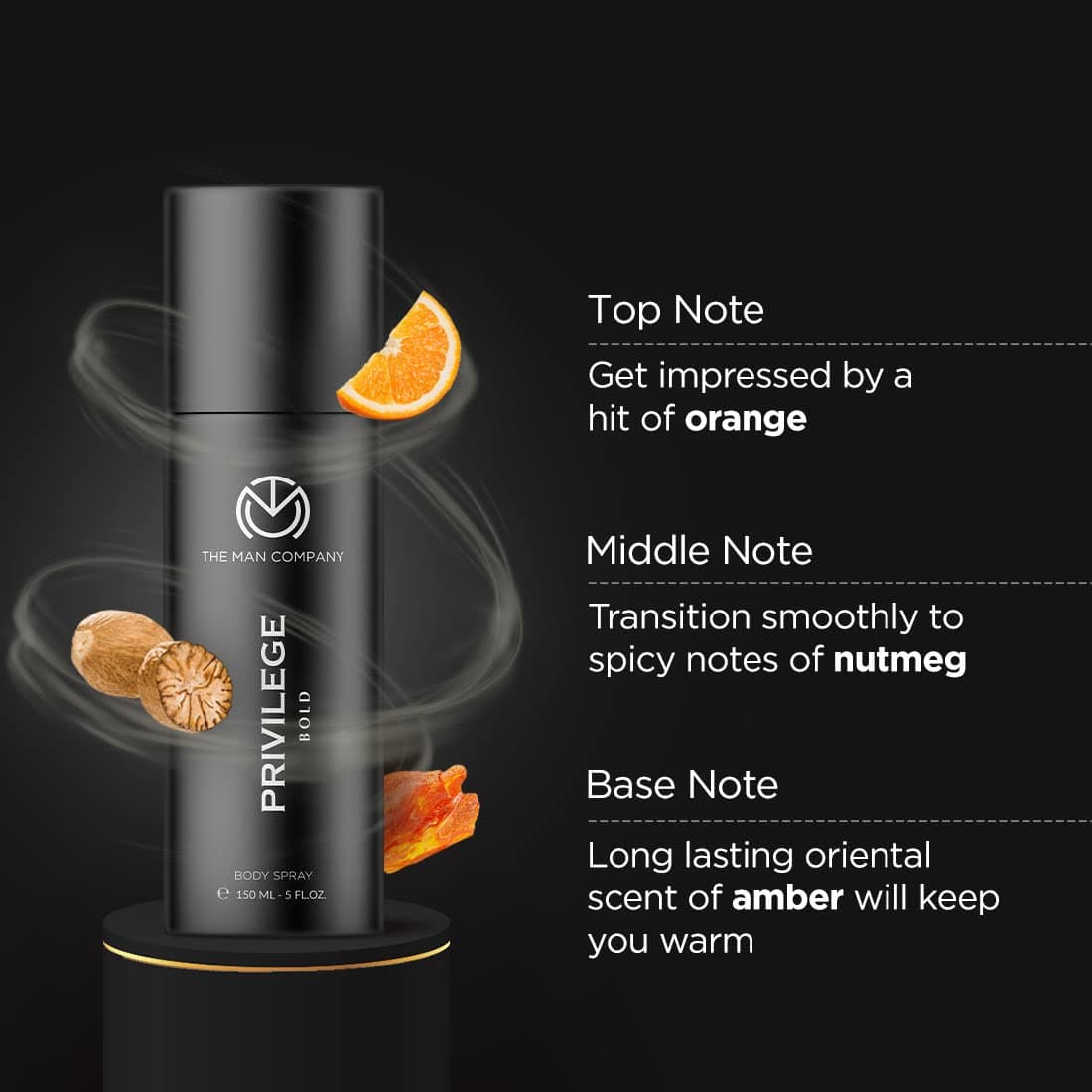 The Man Company Privilege Deodorants Combo Pack For Men - Active, Legend, Intense & Boldpremium Long Lasting Fragranceeveryday Use Deo Combo Set For Himgift Set For Husband, Boyfriend - (150Ml* 4)