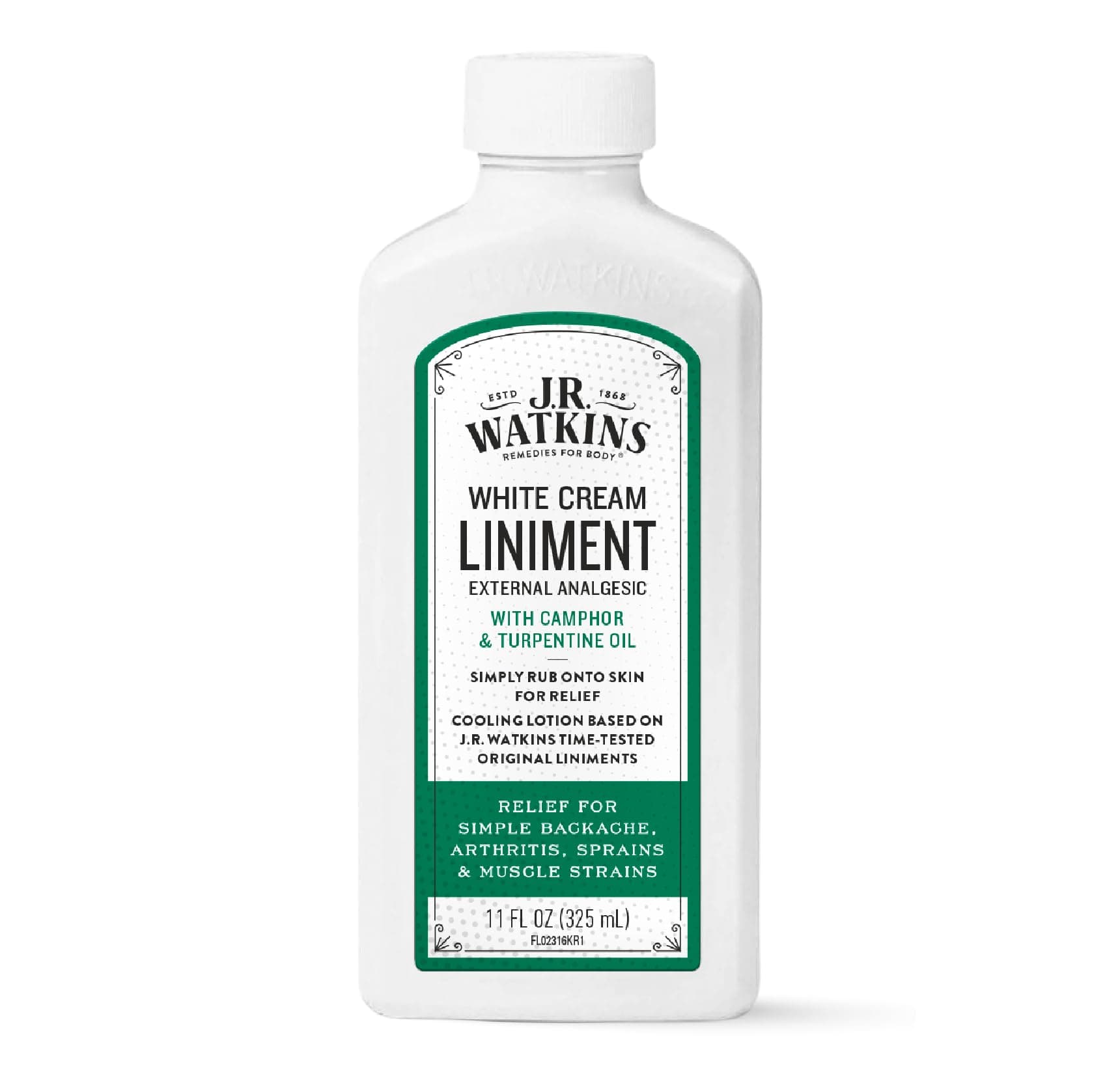 J.R. Watkins White Cream Liniment, 11 Ounce