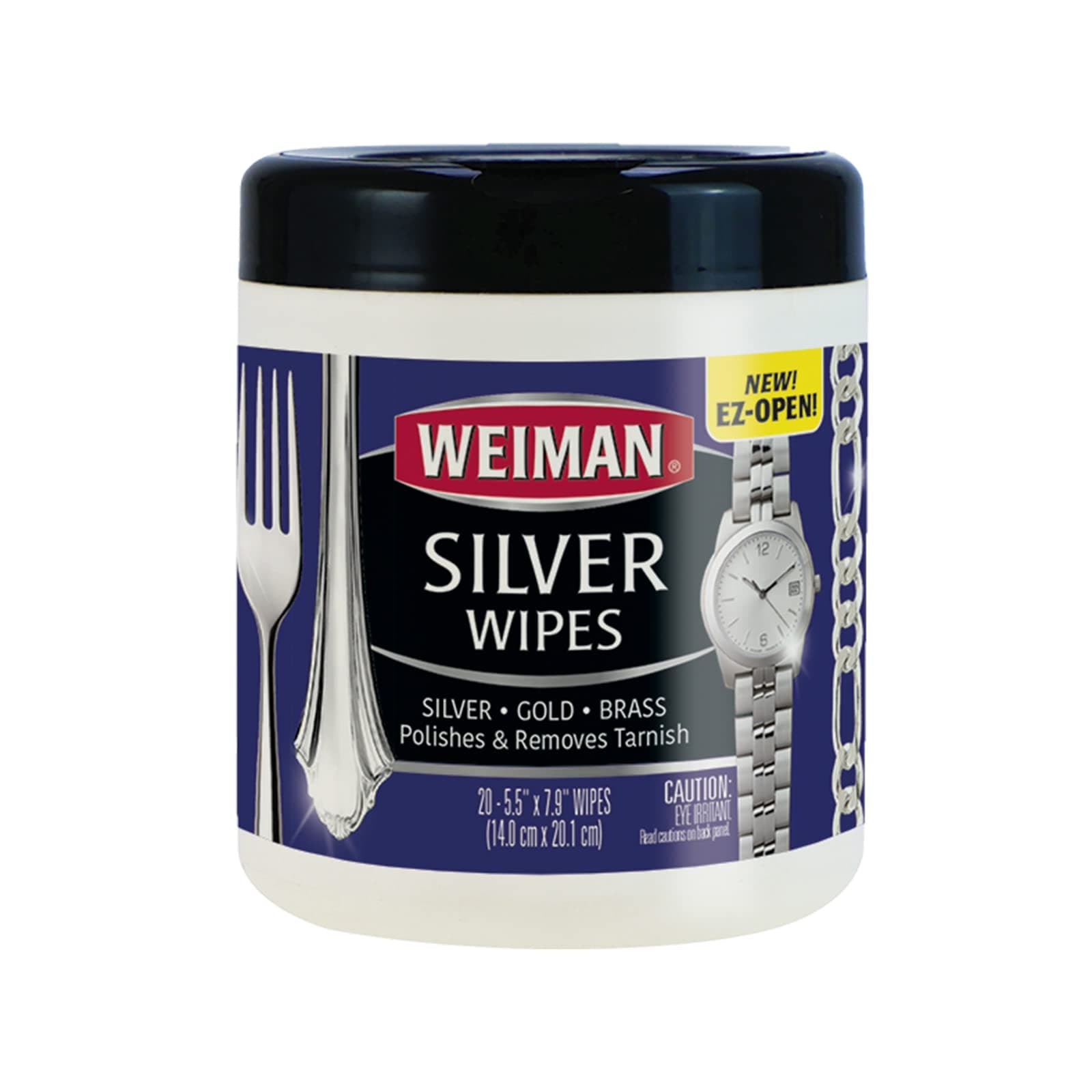 Weiman 20CT Silver Wipes