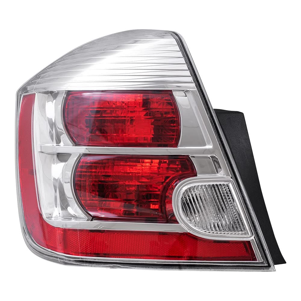EPIC LIGHTINGRear Brake Tail Light Lens and Housing Assembly Replacement for Nissan 2007-2009 Sentra [ NI2818114 26555ET00B ] Left Driver Side LH