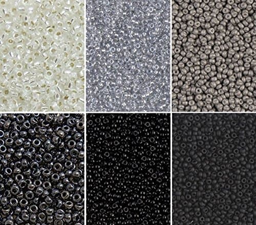 MRHUSH Rocaille Seed Beads Size 11/0, Each in 2", 8.5 Gram Tube t