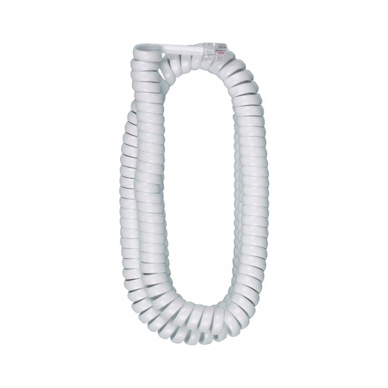 RCA 25 feet Handset Coil Cord, White