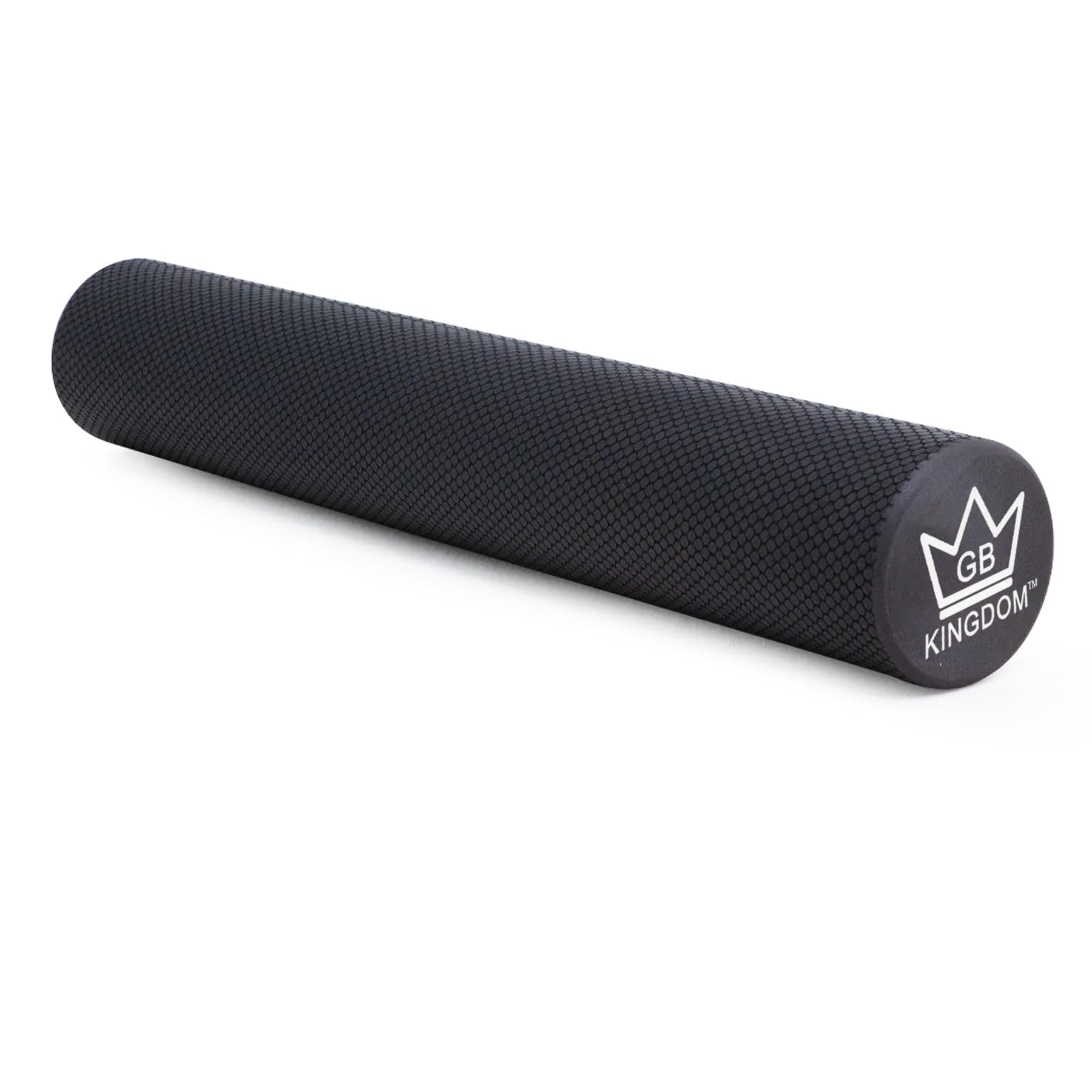 Kingdom GBEVA Foam Roller Fitness Balance Training Exercise Roller Trigger Point Self Massage and Muscle Tension Relief Massager for Back Legs Workouts Gym Pilates Yoga 90cm Black
