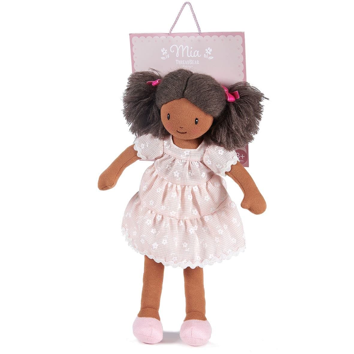 ThreadBear Design Mia Soft Touch Character Rag Doll for Kids