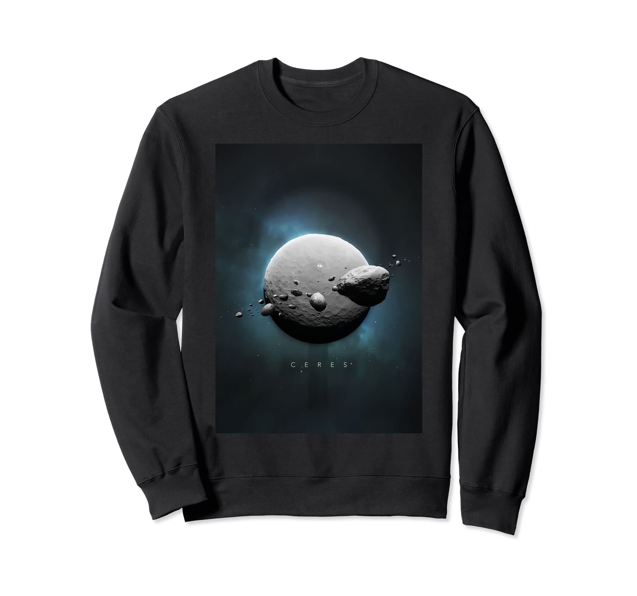 Ceres dwarf planet asteroid belt the orbits marsjupiter Sweatshirt
