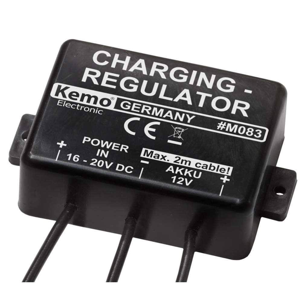 Kemo 12V DC Car Battery Charging Regulator - BCR - Schwarz