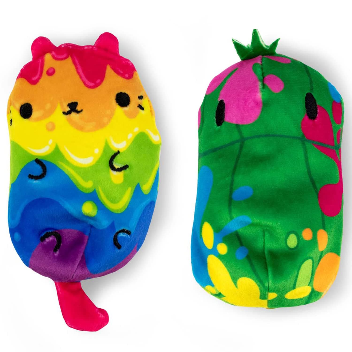 Cats vs Pickles - Splat & Prisma Paws - 2pk - 4" Bean Filled Plushies!