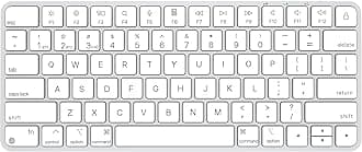 ULSOU Wireless Keyboard for Mac, Bluetooth/2.4G USB Dual-Channel Connection, Multi Device, Mini Size, Rechargeable Bluetooth Keyboard for Mac Compatible with iMac, iPad, iPhone, MacBook Air/Pro