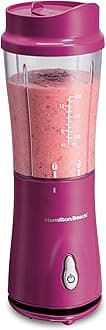 Raspberry 1 Jar Personal Single Serve Blender with Travel Lid (Purple)