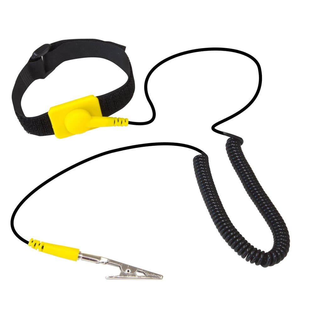 KingWin Anti-Static Wrist Strap, Yellow (ATS-W24Y)