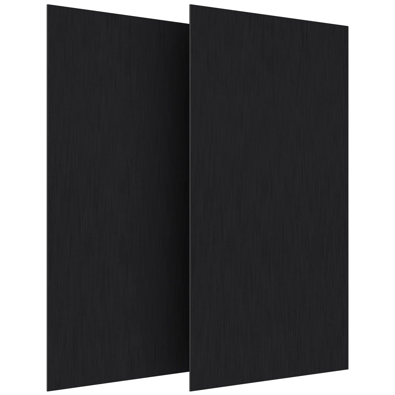 2Pack Anodized Aluminum Sheet 6 x 12 x 1/32(0.0315") Inch Black Anodized Aluminum Metal Plates Engraving Blanks for Laser Engraving, DIY, 0.8MM Thin Decorative Aluminum Metal Sheets for Crafting