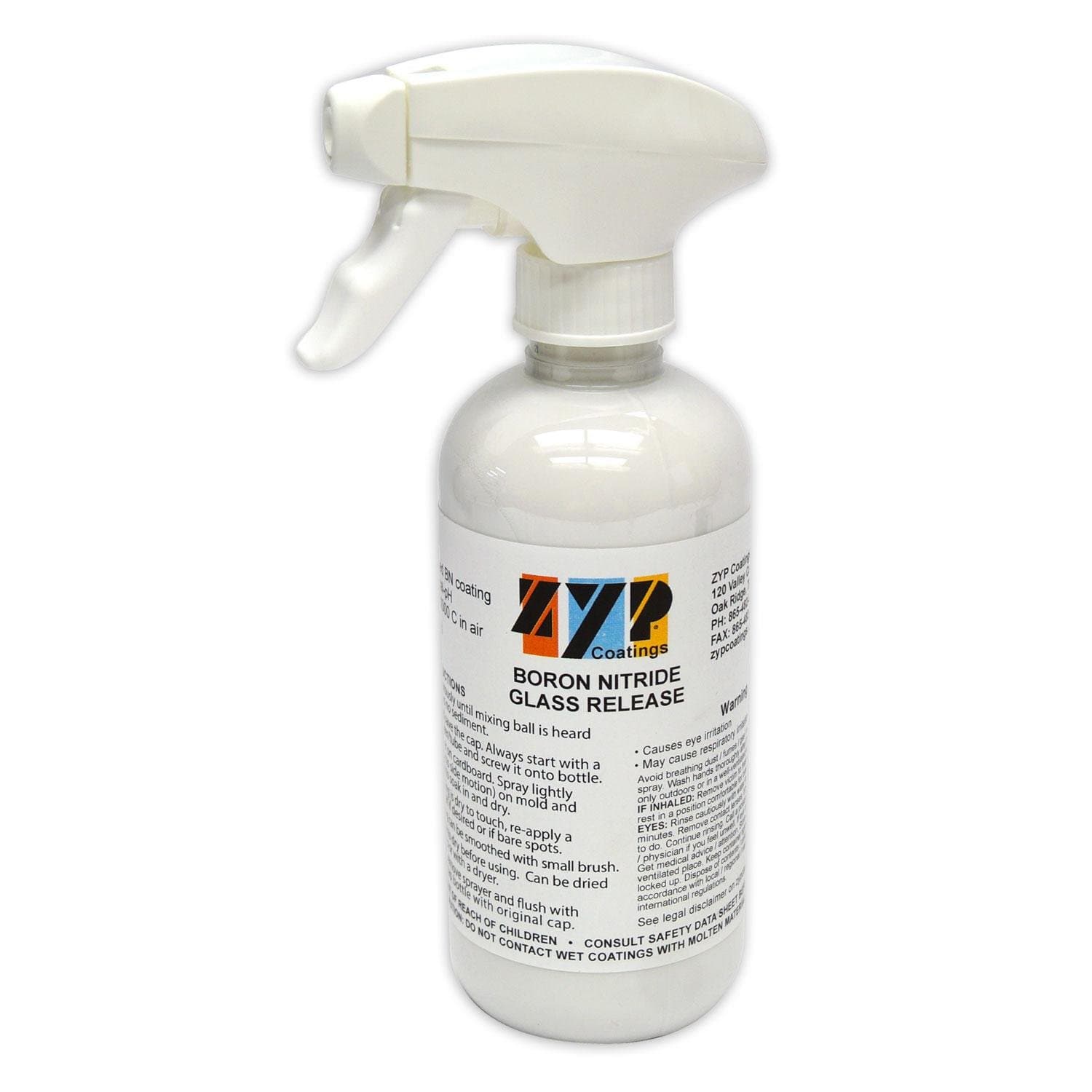 ZYP Coatings Boron Nitride Spray Ceramic Mold Release - 12 Oz
