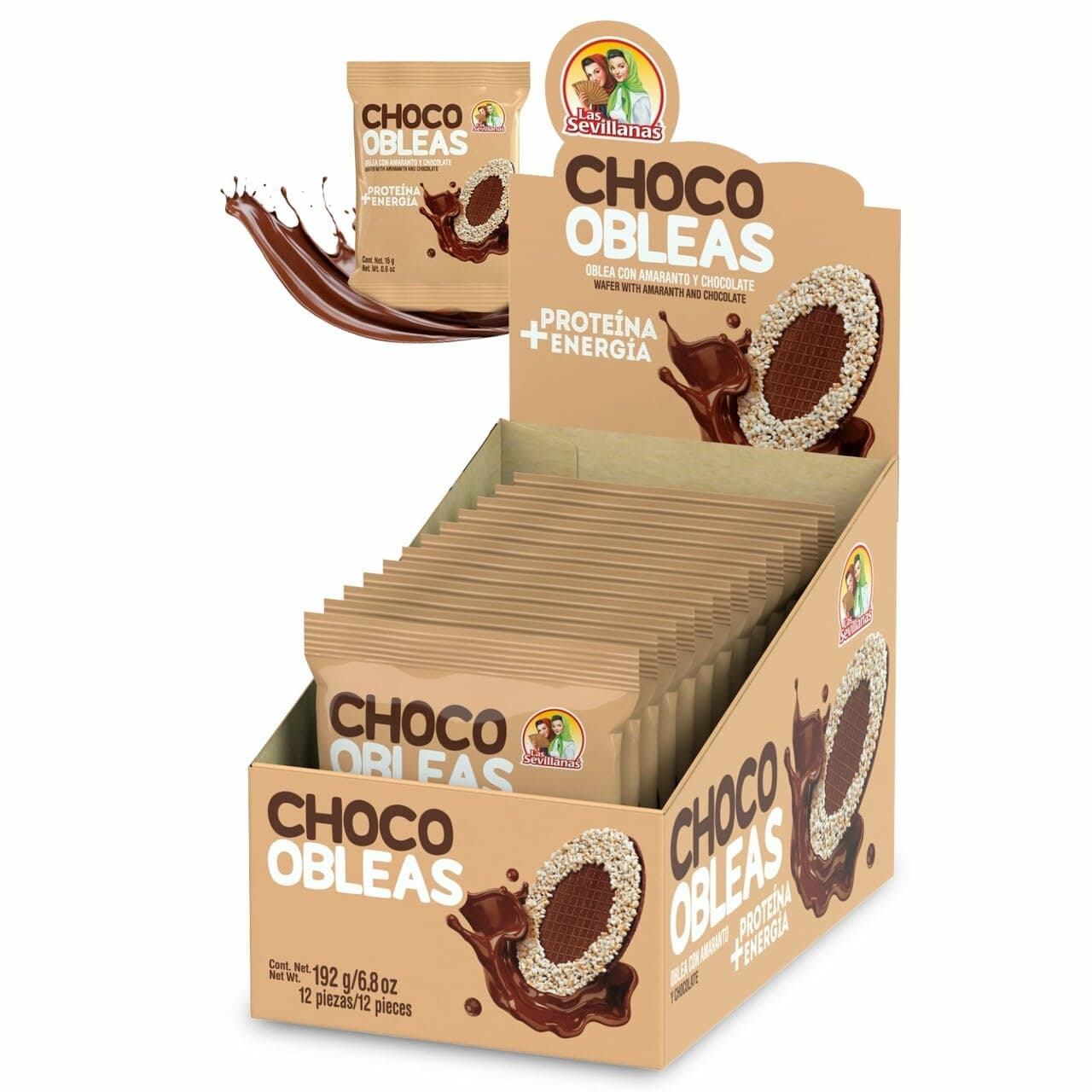 Choco Wafers with Amaranth Display