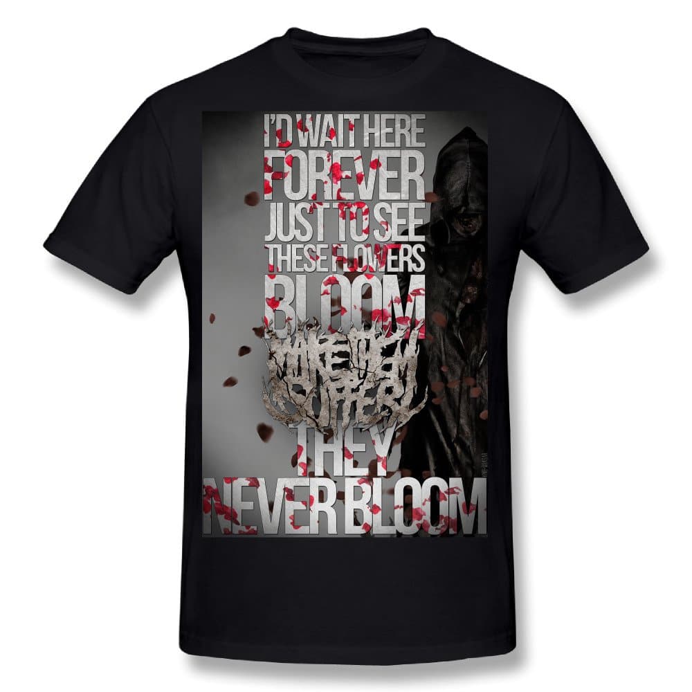NeloimageMen Make Them Suffer Neverbloom Letters Image Design Size M T-Shirt