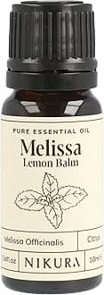 Melissa (Lemon Balm) Essential Oil - 10ml | 100% Pure Natural Oils | Perfect for Aromatherapy, Diffusers, Humidifier, Bath | Great for Self Care, Skin | Vegan & UK Made