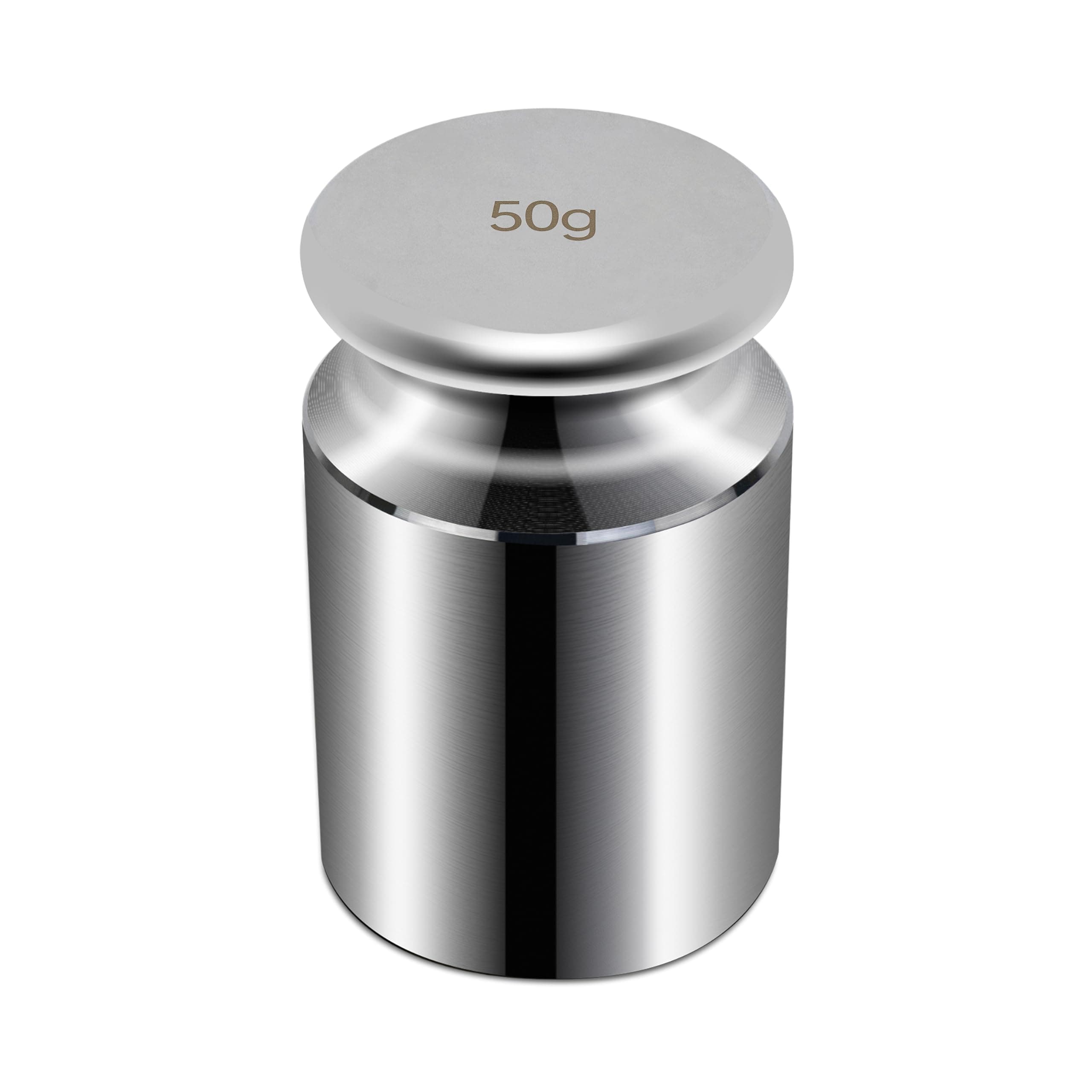 HFS(R) Calibration Weight 50 Gram M2 Class Chrome Scale Balance Calibration Weight for Digital Scale, Pocket Scale