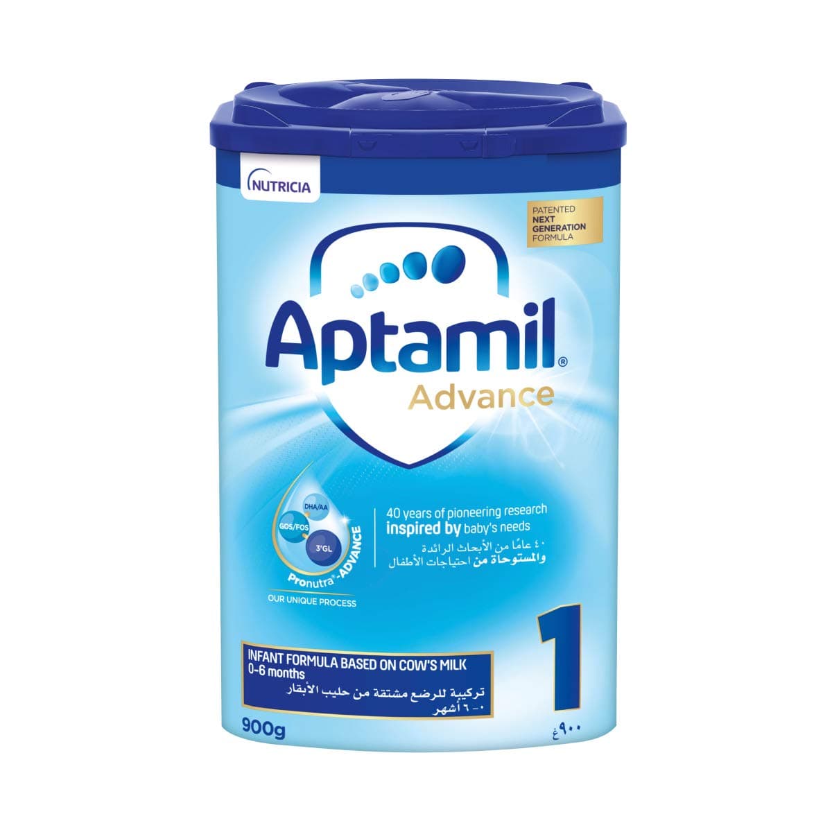 Aptamil Advance 1 Infant Formula From 0-6 Months 900g