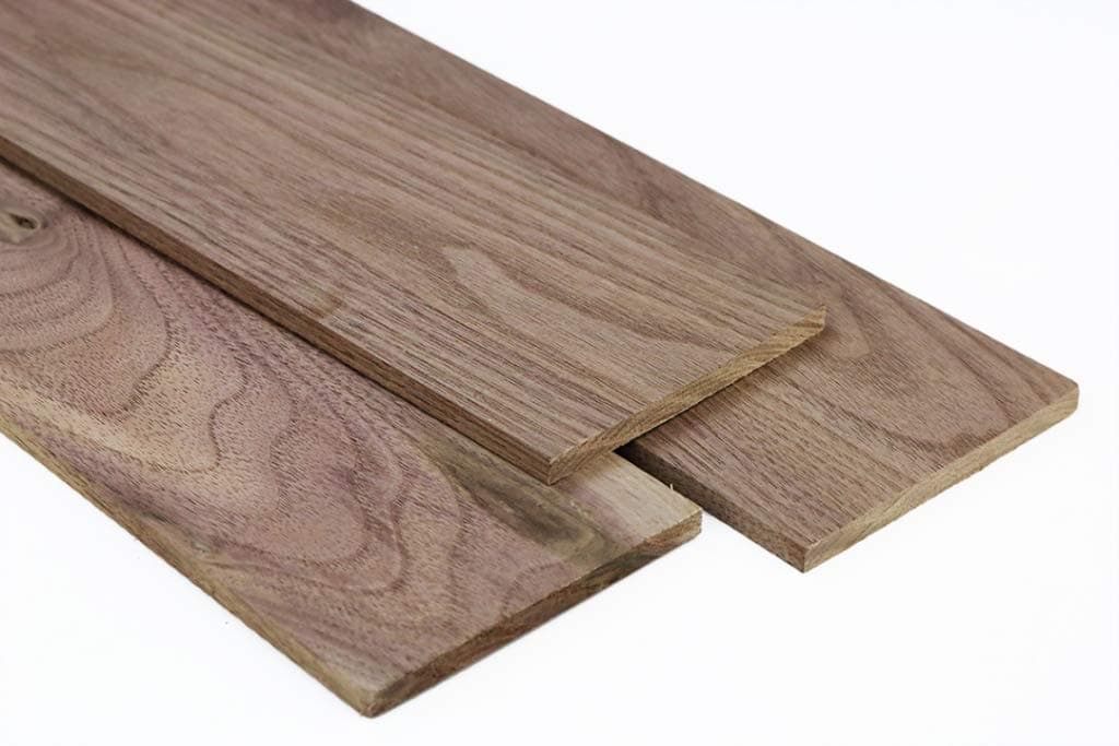 Pack of 2 Black Walnut Boards 1/4” Thick, Up to 8” Wide, 24” Long. You Choose Width. Thin Hardwood Lumber by Wood-Hawk (1/4 x 3 x 24)